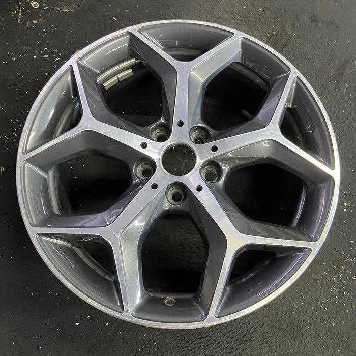 18" BMW X1 16-20 18x7.5 , , solid Y spoke Original OEM Wheel Rim - Side Profile
