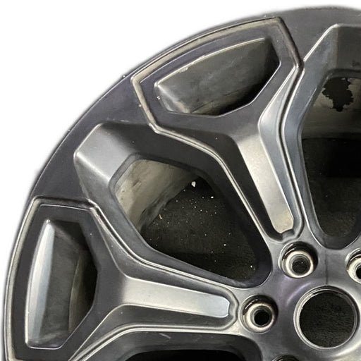 22" DODGE 1500 PICKUP 20-21 6 lug 22x9 6 spoke opt WP9 black Original OEM Wheel - Angle View