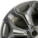 22" DODGE 1500 PICKUP 20-21 6 lug 22x9 6 spoke opt WP9 black Original OEM Wheel - Angle View