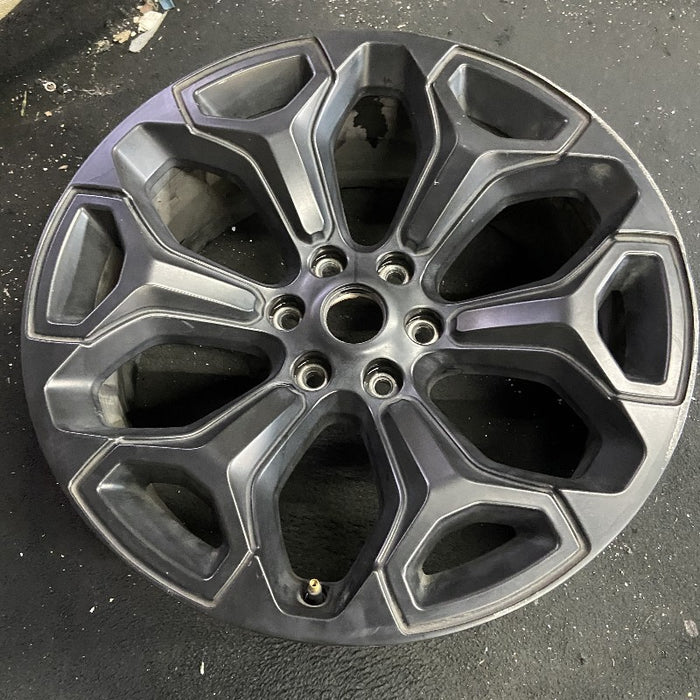 22" DODGE 1500 PICKUP 20-21 6 lug 22x9 6 spoke opt WP9 black Original OEM Wheel - View 7