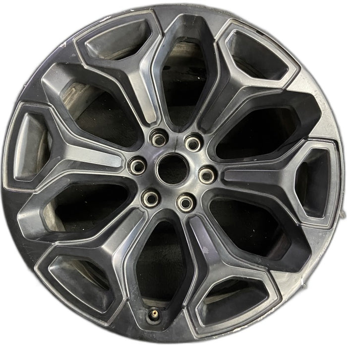 22" DODGE 1500 PICKUP 20-21 6 lug 22x9 6 spoke opt WP9 black Original OEM Wheel - Front View