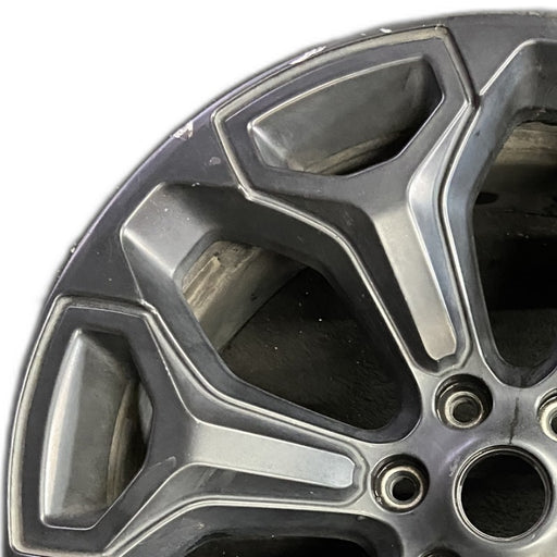 22" DODGE 1500 PICKUP 20-21 6 lug 22x9 6 spoke opt WP9 black Original OEM Wheel - Angle View