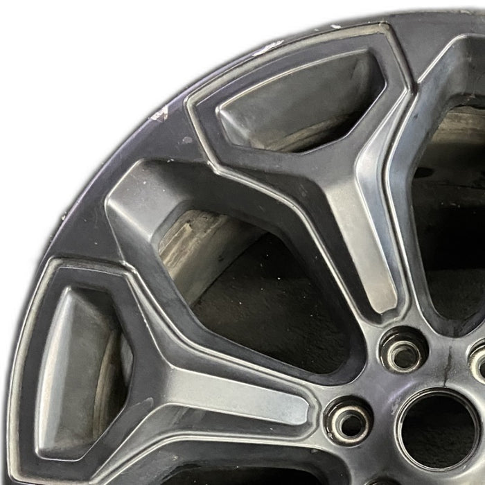 22" DODGE 1500 PICKUP 20-21 6 lug 22x9 6 spoke opt WP9 black Original OEM Wheel - Angle View