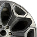 22" DODGE 1500 PICKUP 20-21 6 lug 22x9 6 spoke opt WP9 black Original OEM Wheel - Side Profile