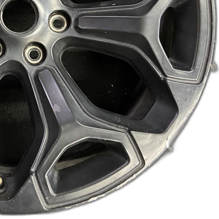 22" DODGE 1500 PICKUP 20-21 6 lug 22x9 6 spoke opt WP9 black Original OEM Wheel - Close-Up Detail
