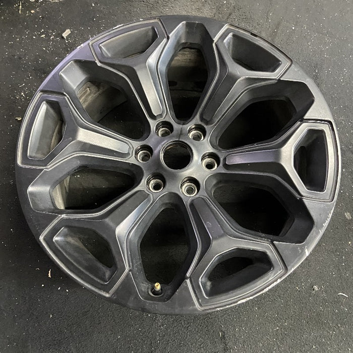 22" DODGE 1500 PICKUP 20-21 6 lug 22x9 6 spoke opt WP9 black Original OEM Wheel - View 7
