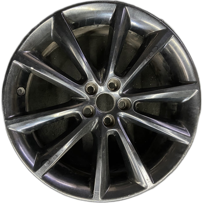 19" XF 16-18 19x8 , 10 spoke Original OEM Wheel Rim - Front View