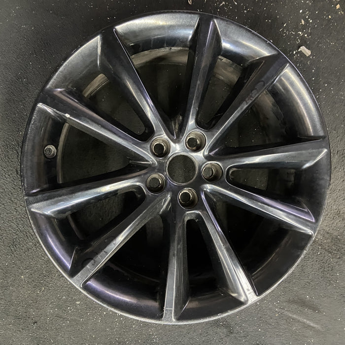 19" XF 16-18 19x8 , 10 spoke Original OEM Wheel Rim - Angle View