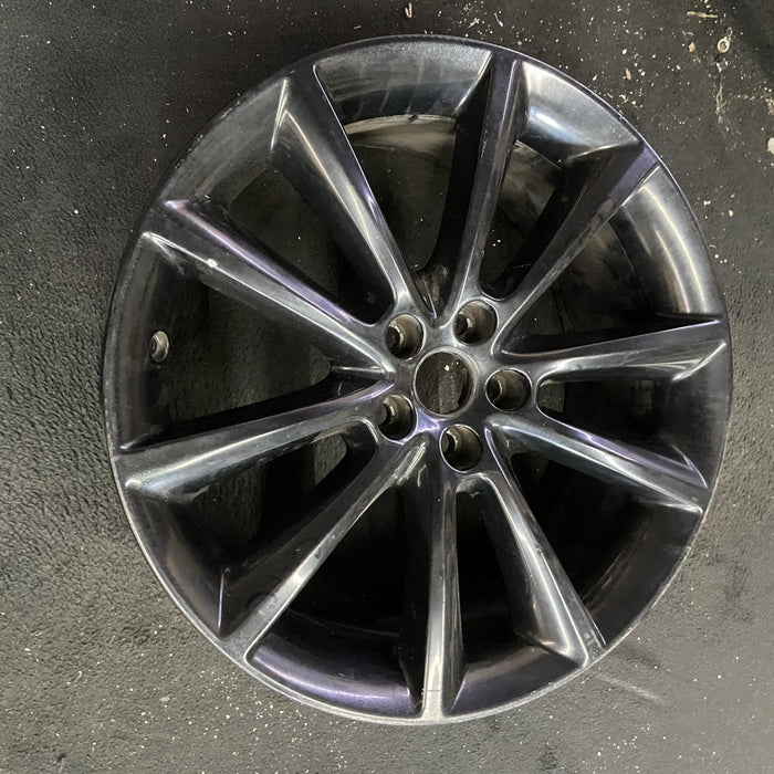 19" XF 16-18 19x8 , 10 spoke Original OEM Wheel Rim - Side Profile