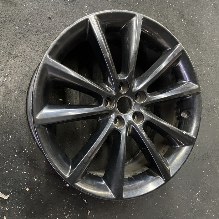 19" XF 16-18 19x8 , 10 spoke Original OEM Wheel Rim - Close-Up Detail