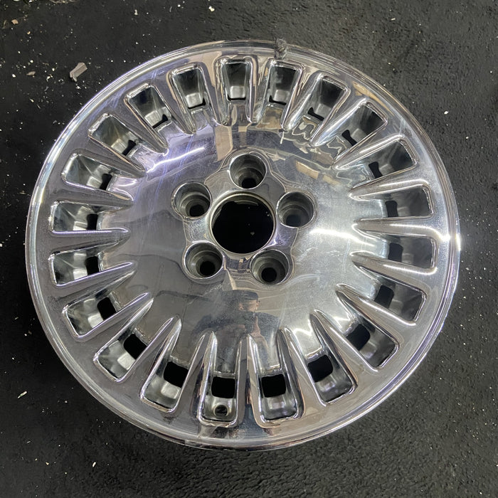 15" VOLVO 90 SERIES 97-98 15x6, alloy, 21 spoke Original OEM Wheel Rim - Side Profile