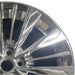 20" GRAND HIGHLANDER 24 20x8 alloy 5 triple spoke chrome Original OEM Wheel Rim - Side Profile