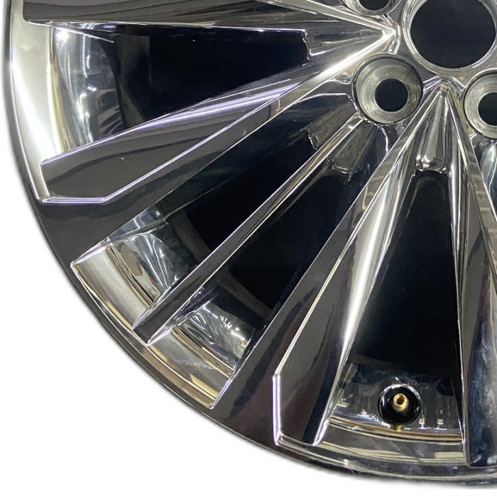 20" GRAND HIGHLANDER 24 20x8 alloy 5 triple spoke chrome Original OEM Wheel Rim - Back View