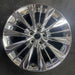 20" GRAND HIGHLANDER 24 20x8 alloy 5 triple spoke chrome Original OEM Wheel Rim - Front View