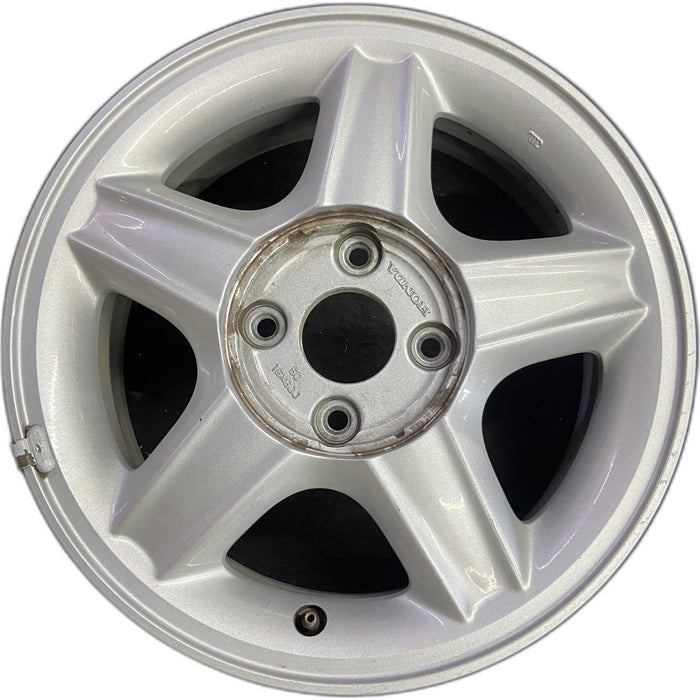 16" CL 97 16x6 , 5 spoke Original OEM Wheel Rim - Front View