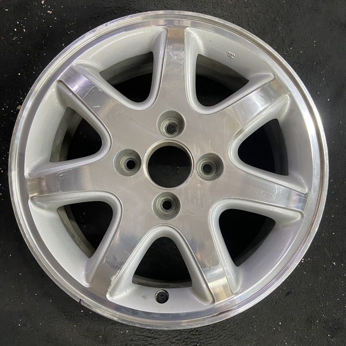 16" CL 98-99 16x6 , 7 spoke Original OEM Wheel Rim - Angle View