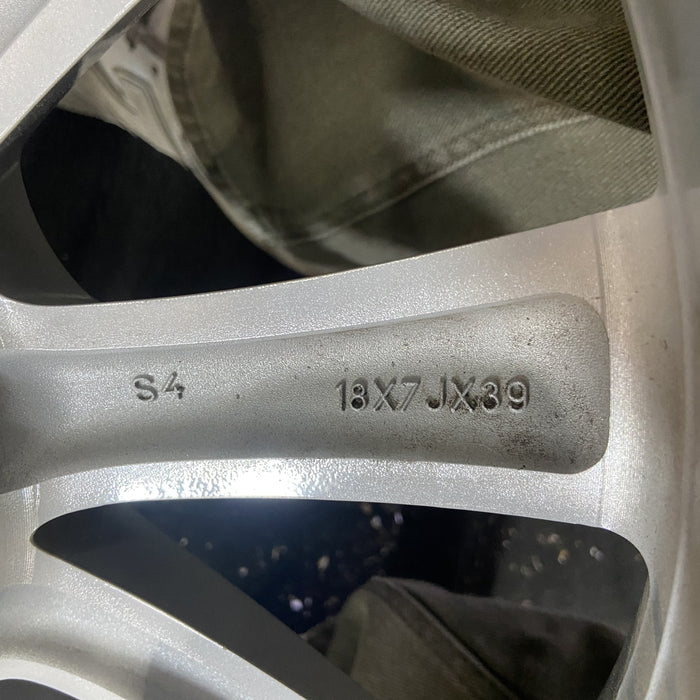 18" MATRIX 09-13 114mm bolt circle, 18x7 Original OEM Wheel Rim - Back View