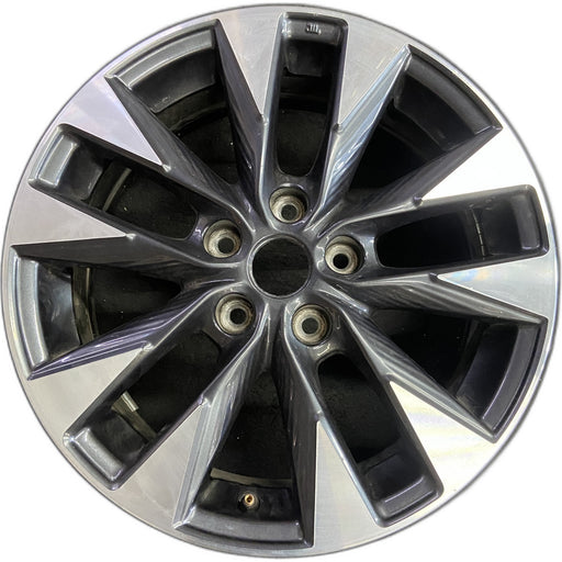 17" SENTRA 16 17x6.5 , 10 spoke Original OEM Wheel Rim - Front View
