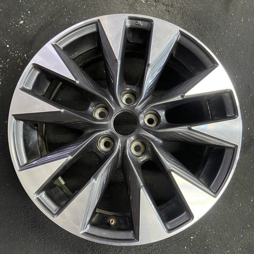 17" SENTRA 16 17x6.5 , 10 spoke Original OEM Wheel Rim - Angle View