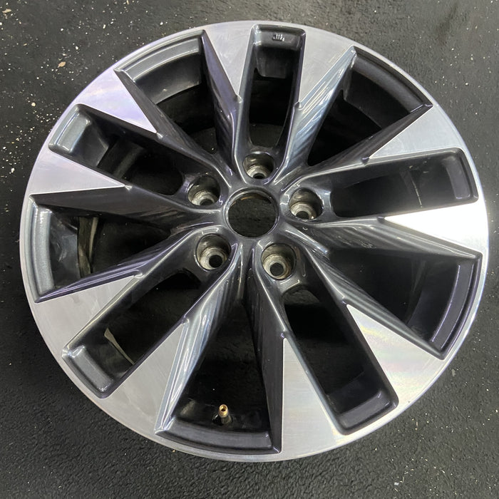 17" SENTRA 16 17x6.5 , 10 spoke Original OEM Wheel Rim - Side Profile