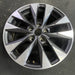 17" SENTRA 16 17x6.5 , 10 spoke Original OEM Wheel Rim - Side Profile