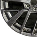 18" WRX 22 18x8.5 alloy dark gray Original OEM Wheel Rim - Back View
