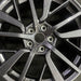 18" WRX 22 18x8.5 alloy dark gray Original OEM Wheel Rim - Angle View