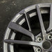 18" WRX 22 18x8.5 alloy dark gray Original OEM Wheel Rim - Side Profile