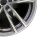 19" BMW X3 21 19x7.5 alloy frt or rear 5 spoke double spoke gray Original OEM - Close-Up Detail