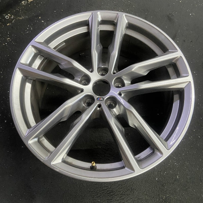 19" BMW X3 21 19x7.5 alloy frt or rear 5 spoke double spoke gray Original OEM - View 7