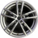 19" BMW X3 21 19x7.5 alloy frt or rear 5 spoke double spoke gray Original OEM - Front View
