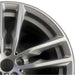 19" BMW X3 21 19x7.5 alloy frt or rear 5 spoke double spoke gray Original OEM - Side Profile