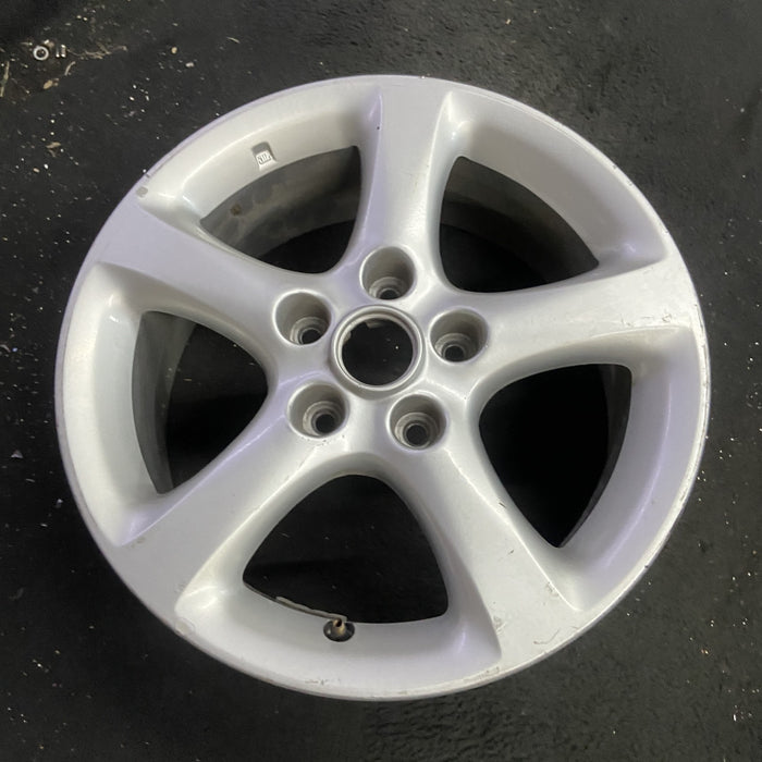 16" MAXIMA 01 16x6.5, alloy, 5 spoke, w/chrome finish Original OEM Wheel Rim - Side Profile