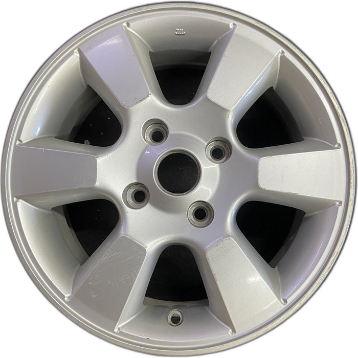 15" VERSA 07-11 15x5.5, alloy Original OEM Wheel Rim - Front View