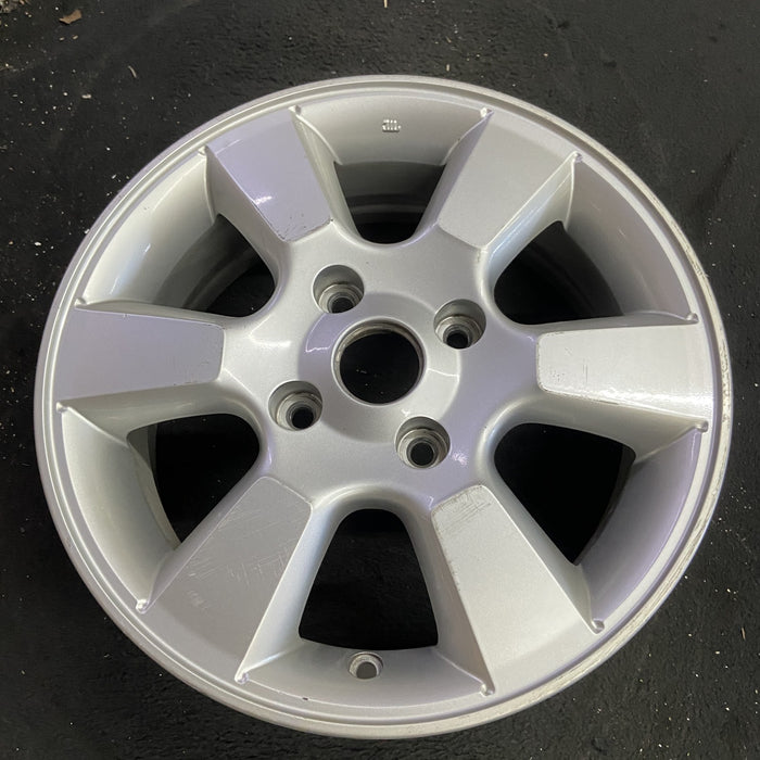 15" VERSA 07-11 15x5.5, alloy Original OEM Wheel Rim - Side Profile