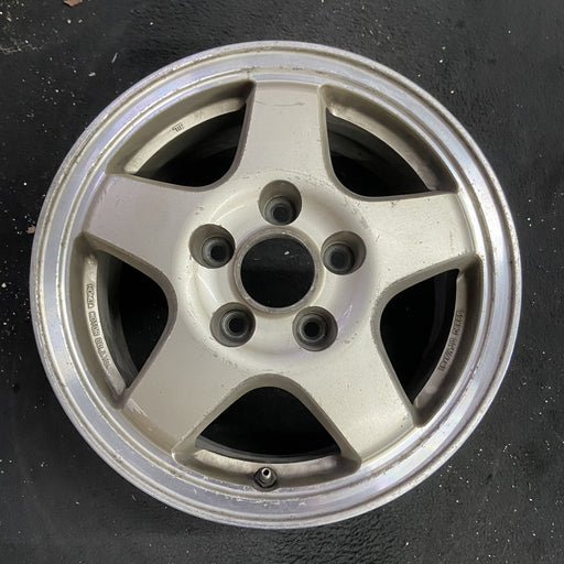 15" LEGEND 91-92 15x6.5, 5 spoke Original OEM Wheel Rim - Angle View