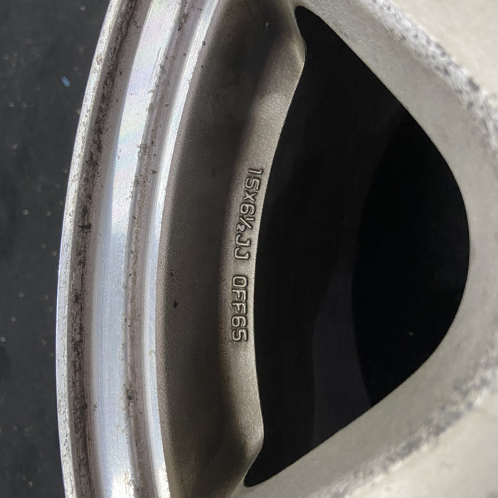 15" LEGEND 91-92 15x6.5, 5 spoke Original OEM Wheel Rim - Back View
