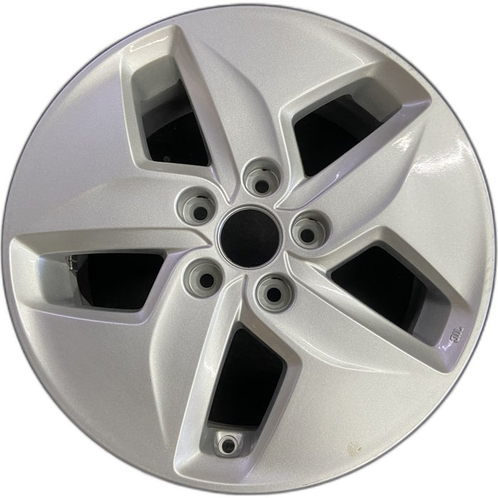 16" SONATA 11-12 16x6.5 alloy 5 spoke Hybrid Original OEM Wheel Rim - Front View