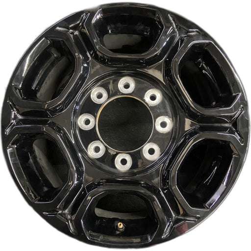 18" FORD F250SD PICKUP 23-25 18x8 aluminum 6 spoke black Original OEM Wheel Rim - Front View