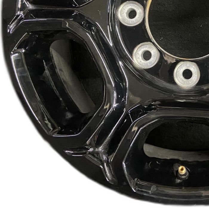 18" FORD F250SD PICKUP 23-25 18x8 aluminum 6 spoke black Original OEM Wheel Rim - Back View