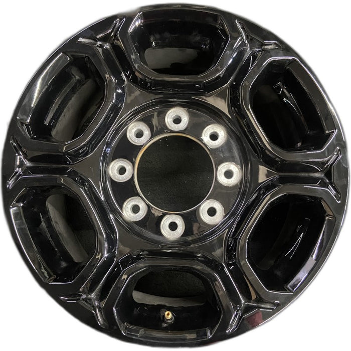 18" FORD F250SD PICKUP 23-25 18x8 aluminum 6 spoke black Original OEM Wheel Rim - Front View