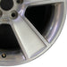18" MUSTANG 06-09 18x8.5 5 spoke aluminum wide flat spoke silver paint Original - Close-Up Detail