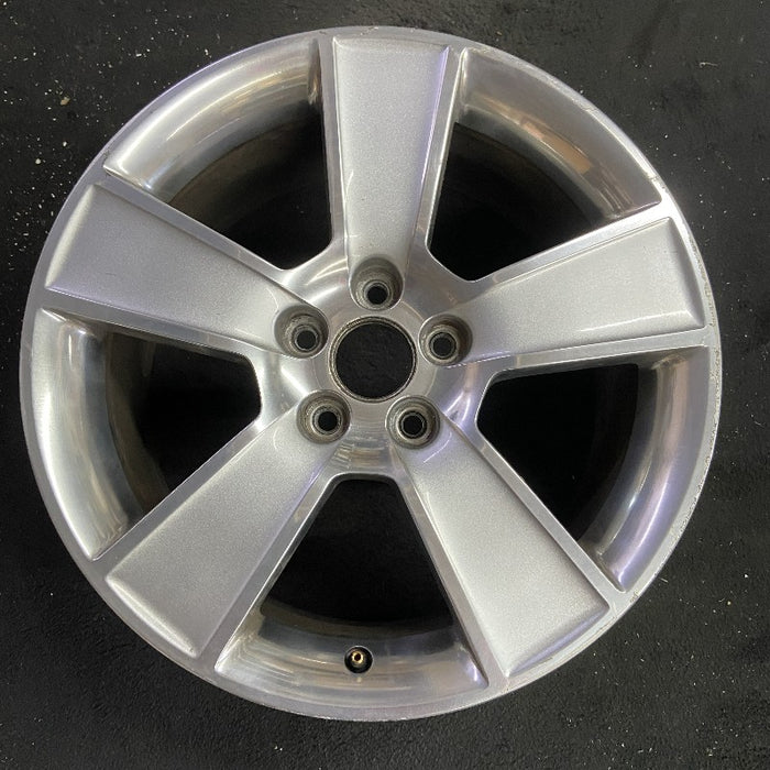 18" MUSTANG 06-09 18x8.5 5 spoke aluminum wide flat spoke silver paint Original - Additional View