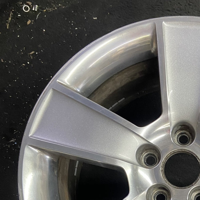 18" MUSTANG 06-09 18x8.5 5 spoke aluminum wide flat spoke silver paint Original - Side Profile