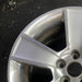 18" MUSTANG 06-09 18x8.5 5 spoke aluminum wide flat spoke silver paint Original - Side Profile