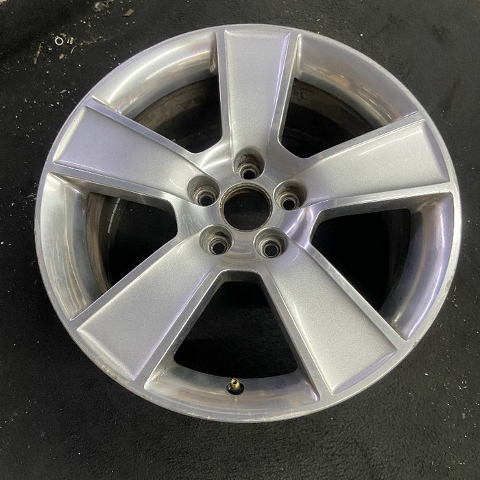 18" MUSTANG 06-09 18x8.5 5 spoke aluminum wide flat spoke silver paint Original - View 7