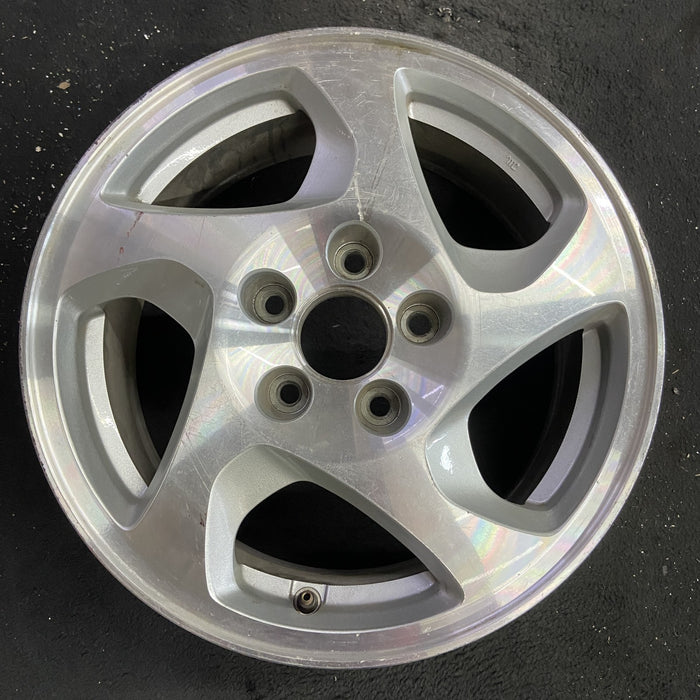 16" PRELUDE 97-01 16x6.5 , curved spokes, R. Original OEM Wheel Rim - Angle View