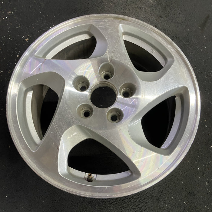 16" PRELUDE 97-01 16x6.5 , curved spokes, R. Original OEM Wheel Rim - Side Profile
