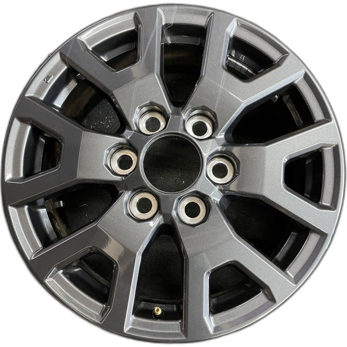 17" TACOMA 24-25 17x7, alloy Original OEM Wheel Rim - Front View