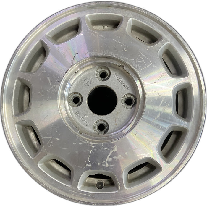 15" ACCORD 92 15x5.5 , 12 spoke Original OEM Wheel Rim - Front View